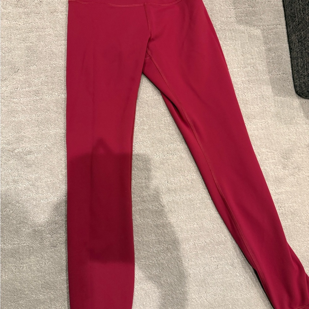 lululemon athletica Cranberry Red Leggings
